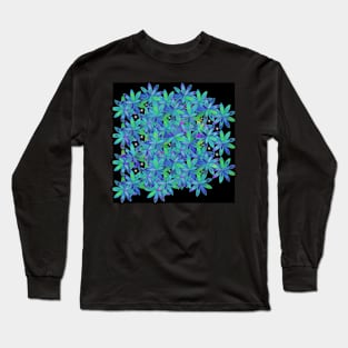 Night vegetation and sparkles Long Sleeve T-Shirt